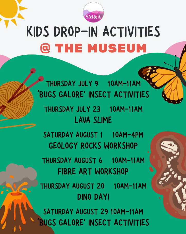 Kids Drop-In Activities at the Museum – Summerland (Updated) Kids Drop-In Activities at the Museum - Summerland (Updated)