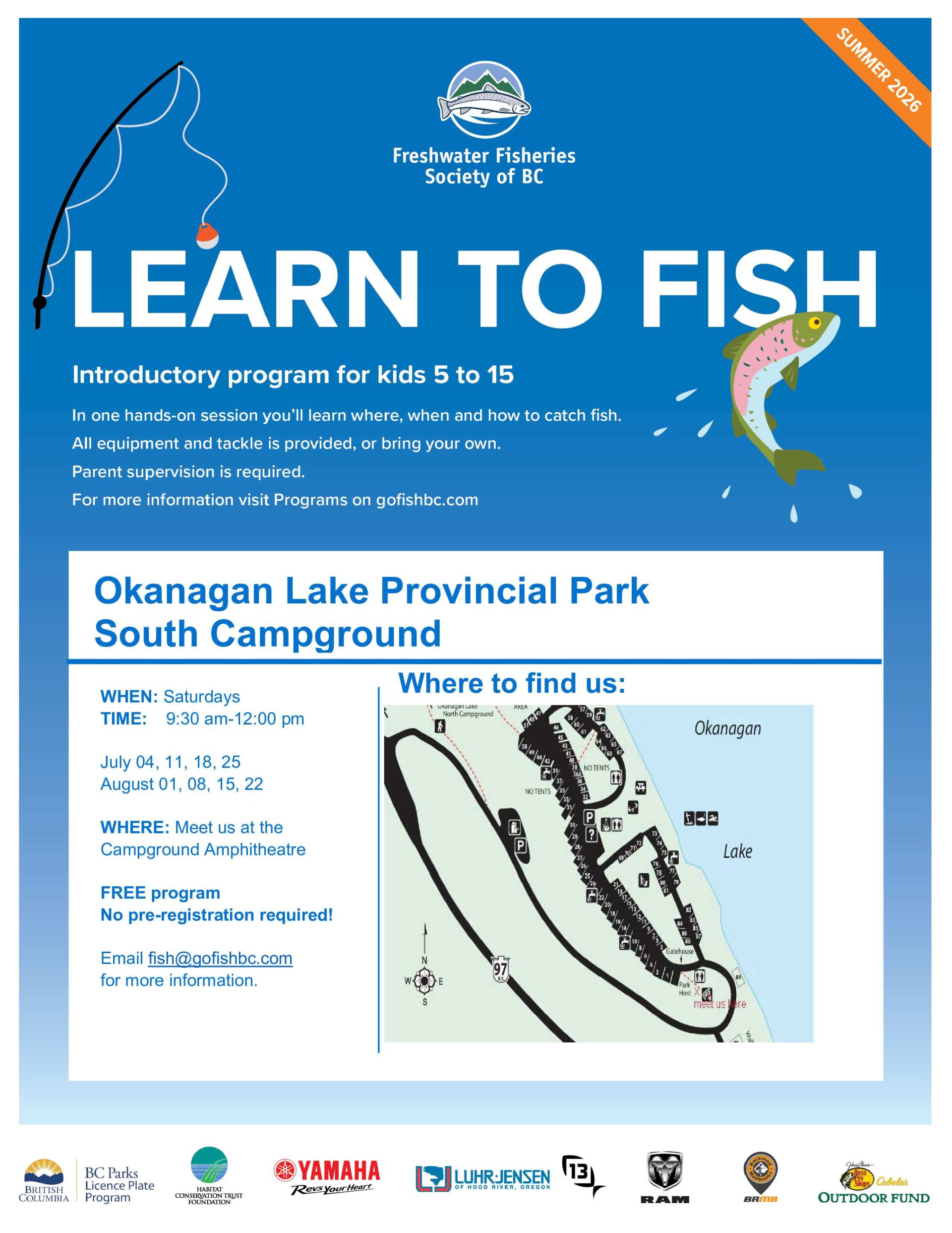 Learn to Fish at South Okanagan Provincial Park