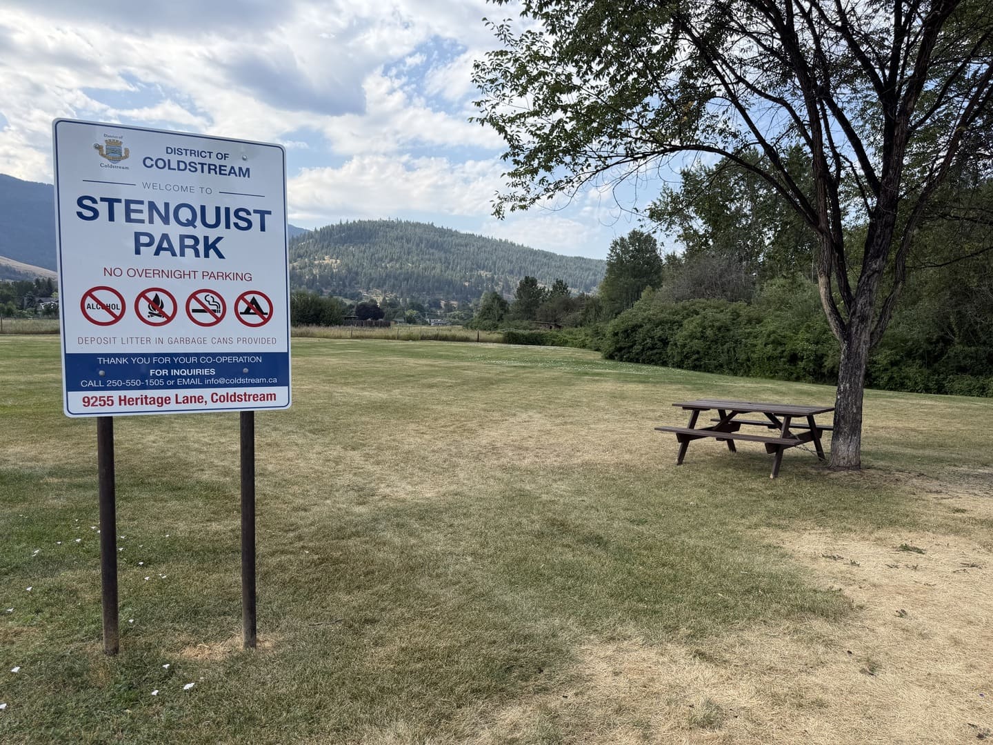 Stenquist Park, Coldstream Stenquist Park, Coldstream