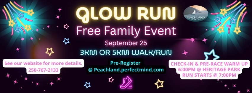 2026 Glow Run – Peachland 2026 Glow Run - Peachland