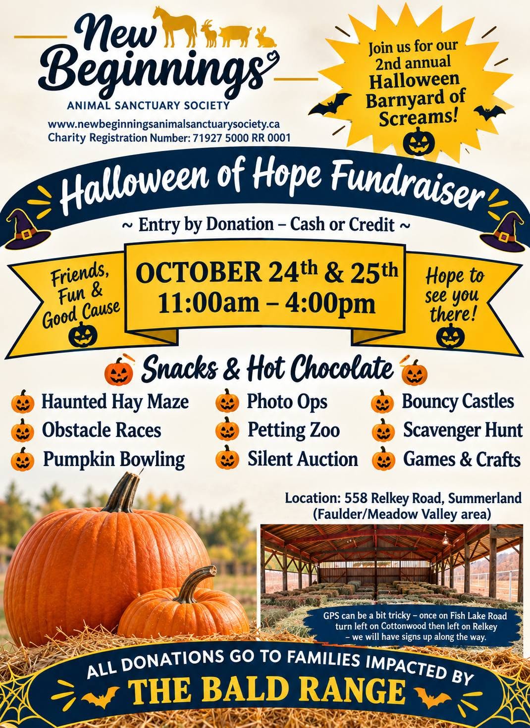 Halloween of Hope Fundraiser Barnyard of Screams – Summerland Halloween of Hope Fundraiser Barnyard of Screams - Summerland