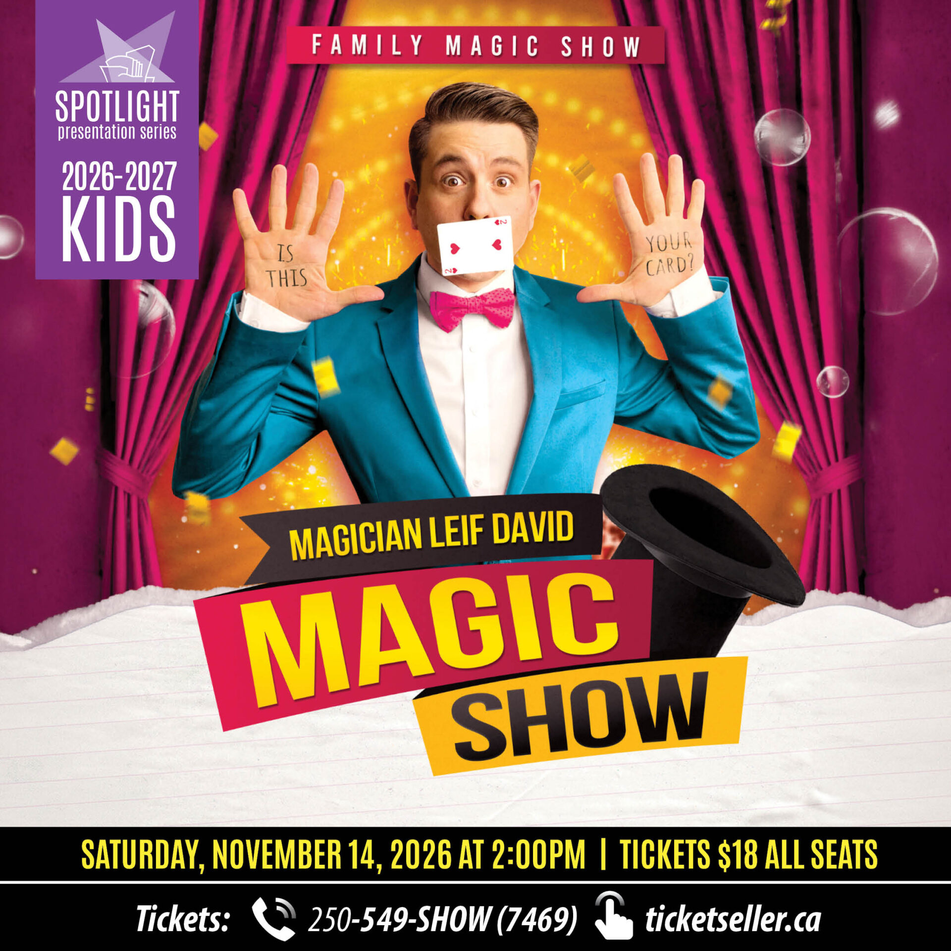 Leif David Magician – Facebook Announce Image